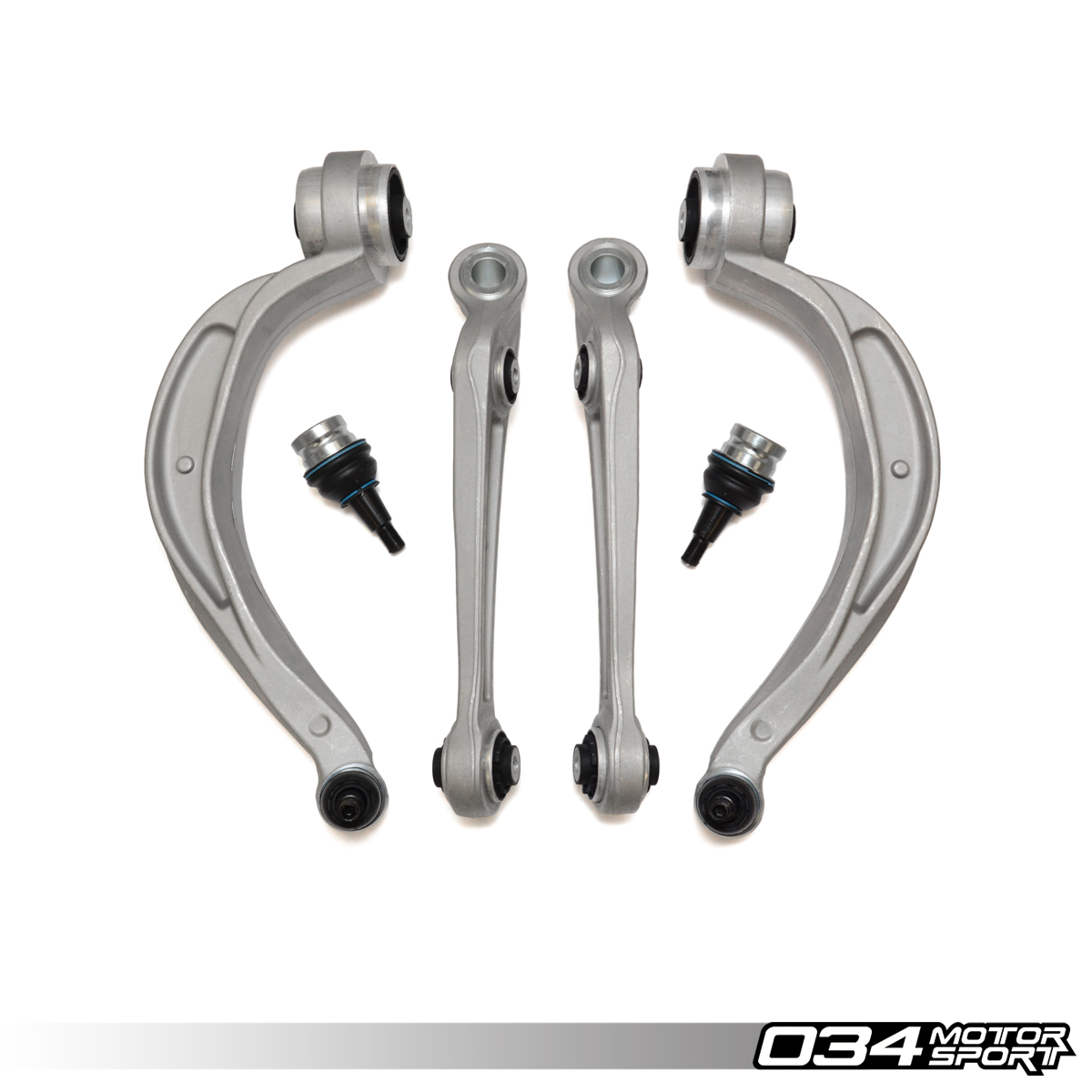 Pair Set of 2 Front Lower Rearward Suspension Control Arms TRW For Audi A4 Q5 S5 
