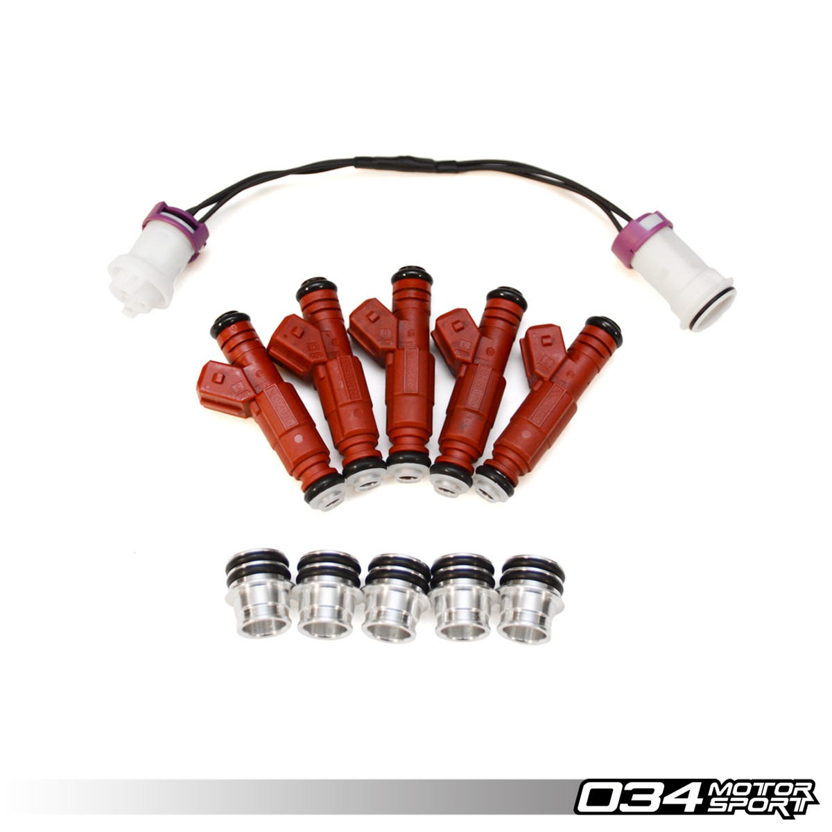 B3 Audi 80/90/Coupe Quattro I5 20V 7A EFI Injector Adapter Kit | 034-106-3020