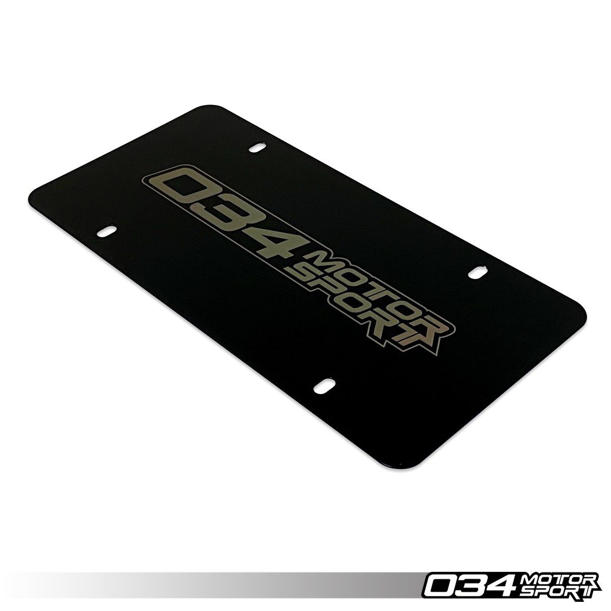 034Motorsport License Plate, Powdercoated Stainless Steel 034-A03-0002