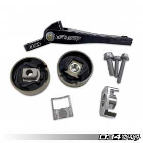 034Motrsport Billet Spherical Dogbone Mount Performance Pack with Dogbone Pucks, Volkswagen & Audi MQB And MQB EVO With Manual Or 6-Speed DSG